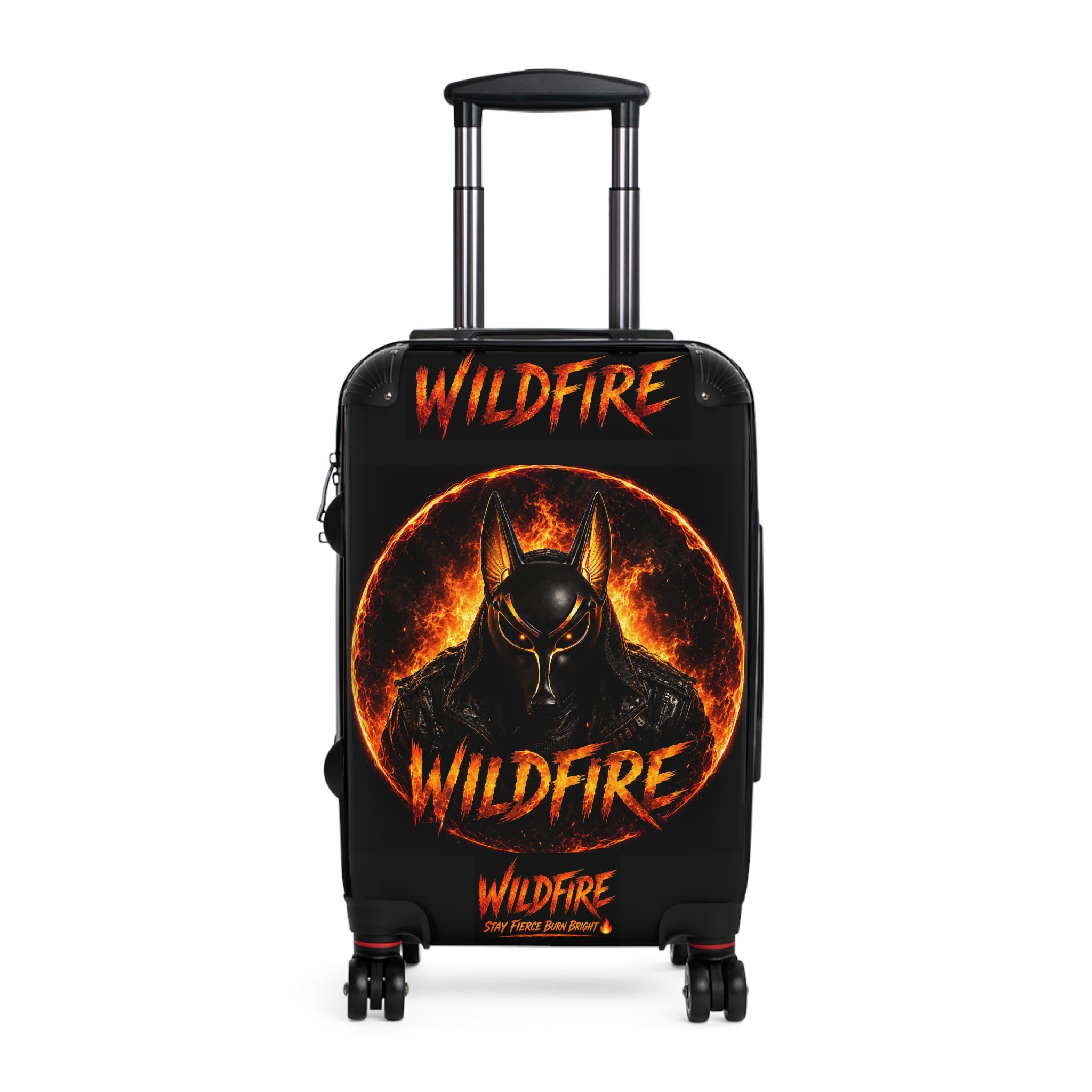 Wildfire Flame Suitcase – Fiery Travel Carry-On