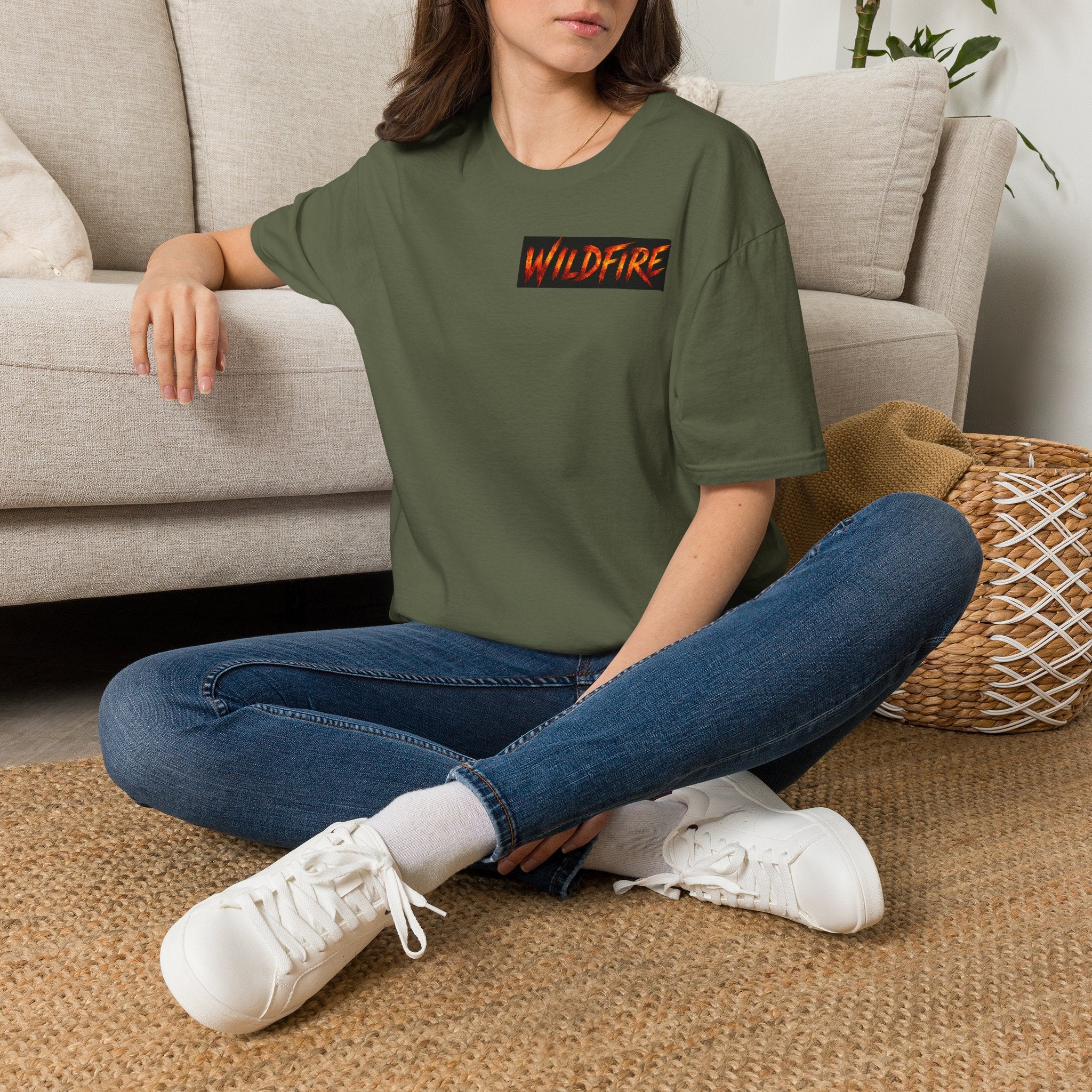 Wildfire Empty Arms T-Shirt — Bold Fire Graphic Tee