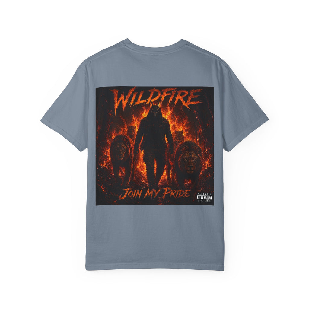 Wildfire Graphic T-Shirt — "Wildfire" Back Print & "Join My Pride" Band Tee