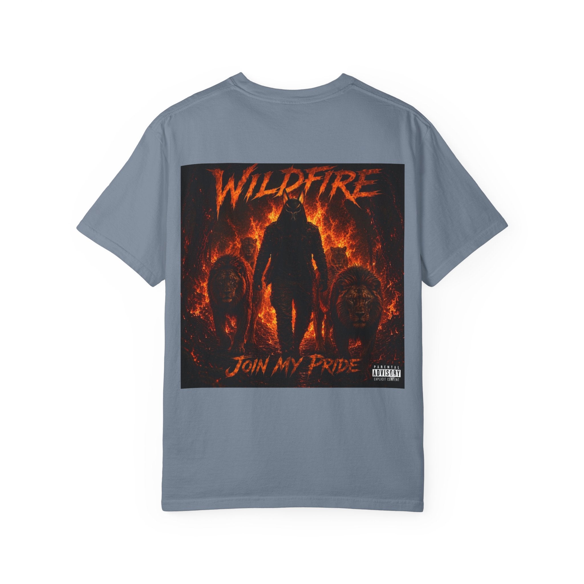 Wildfire Graphic T-Shirt — "Wildfire" Back Print & "Join My Pride" Band Tee