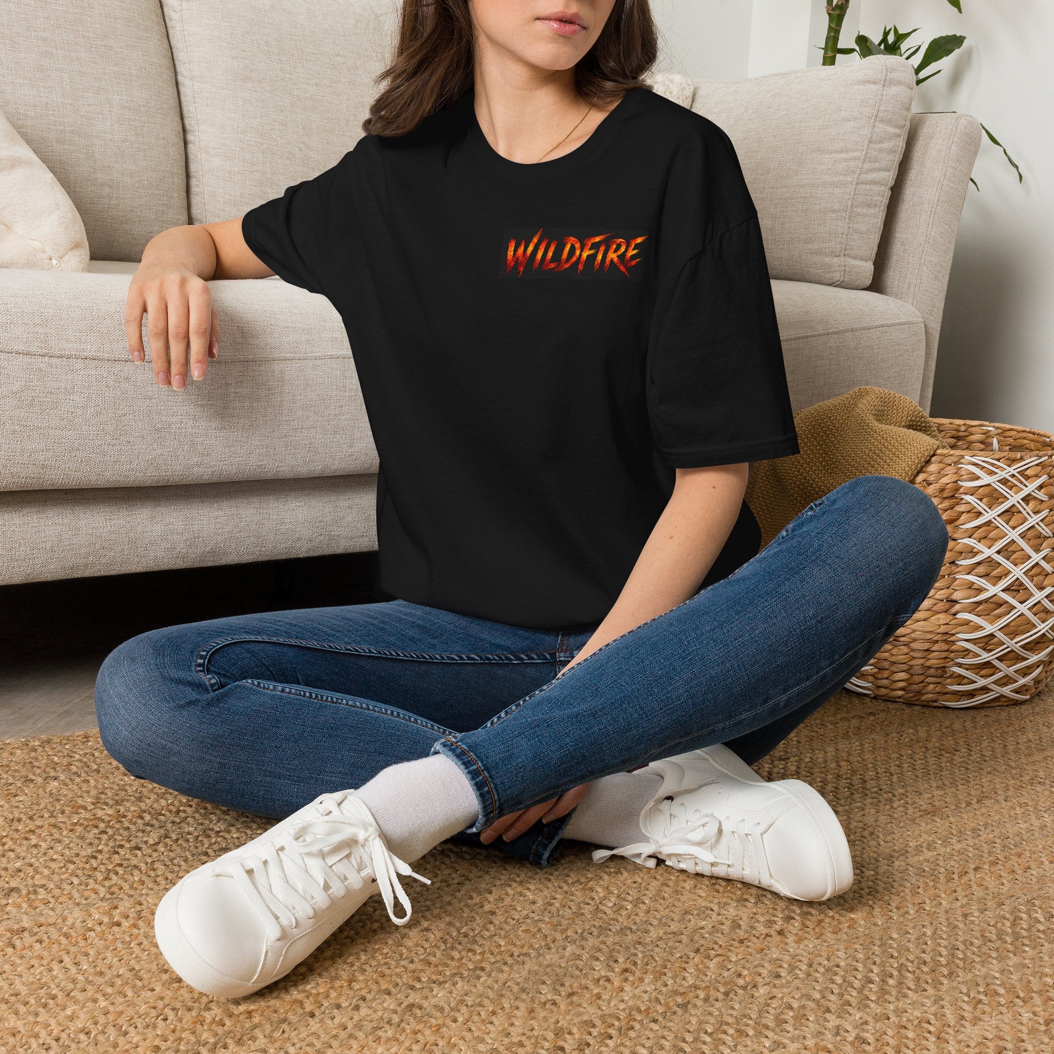 Wildfire Empty Arms T-Shirt — Bold Fire Graphic Tee