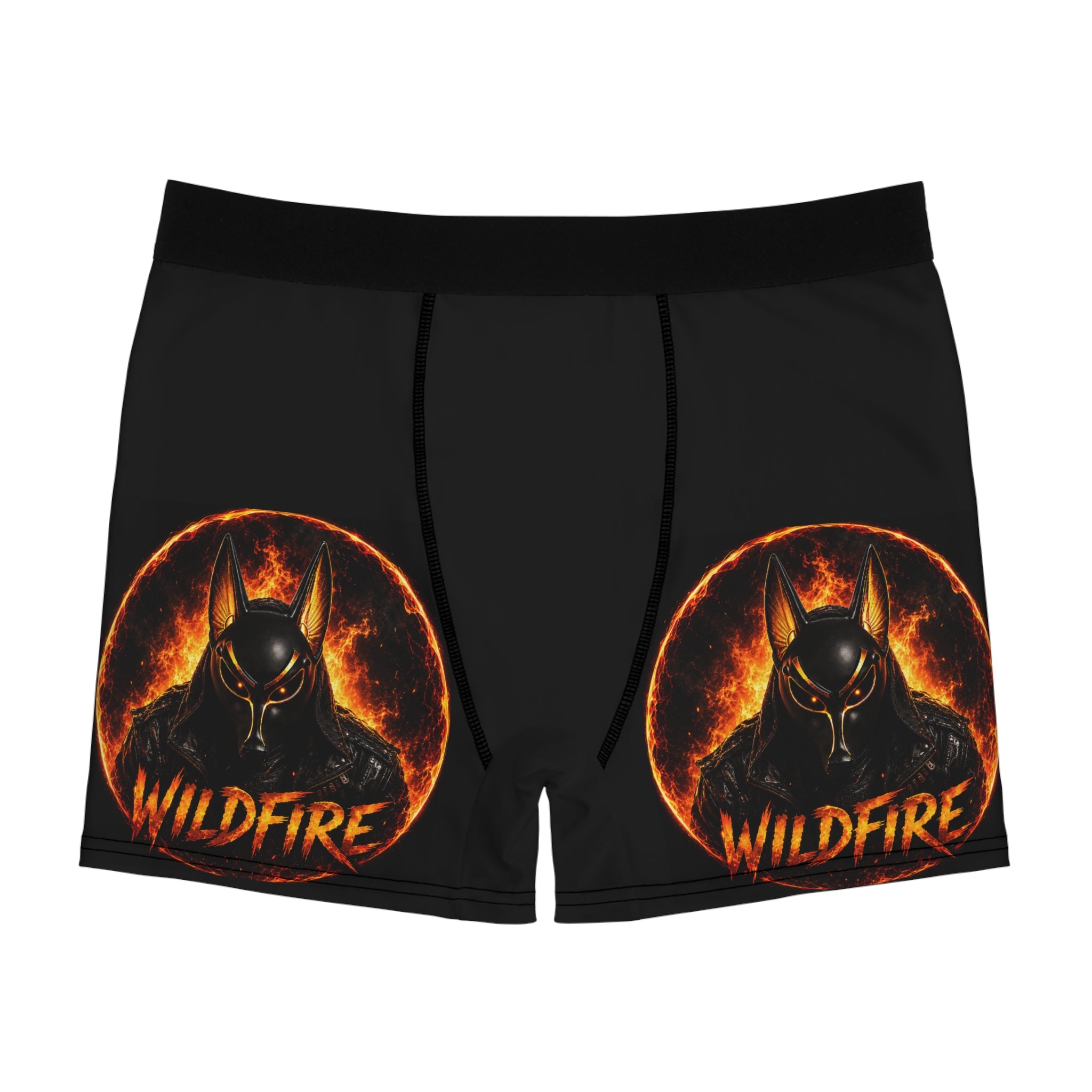 Wildfire Boxer Briefs — Fiery Graphic Men’s Underwear