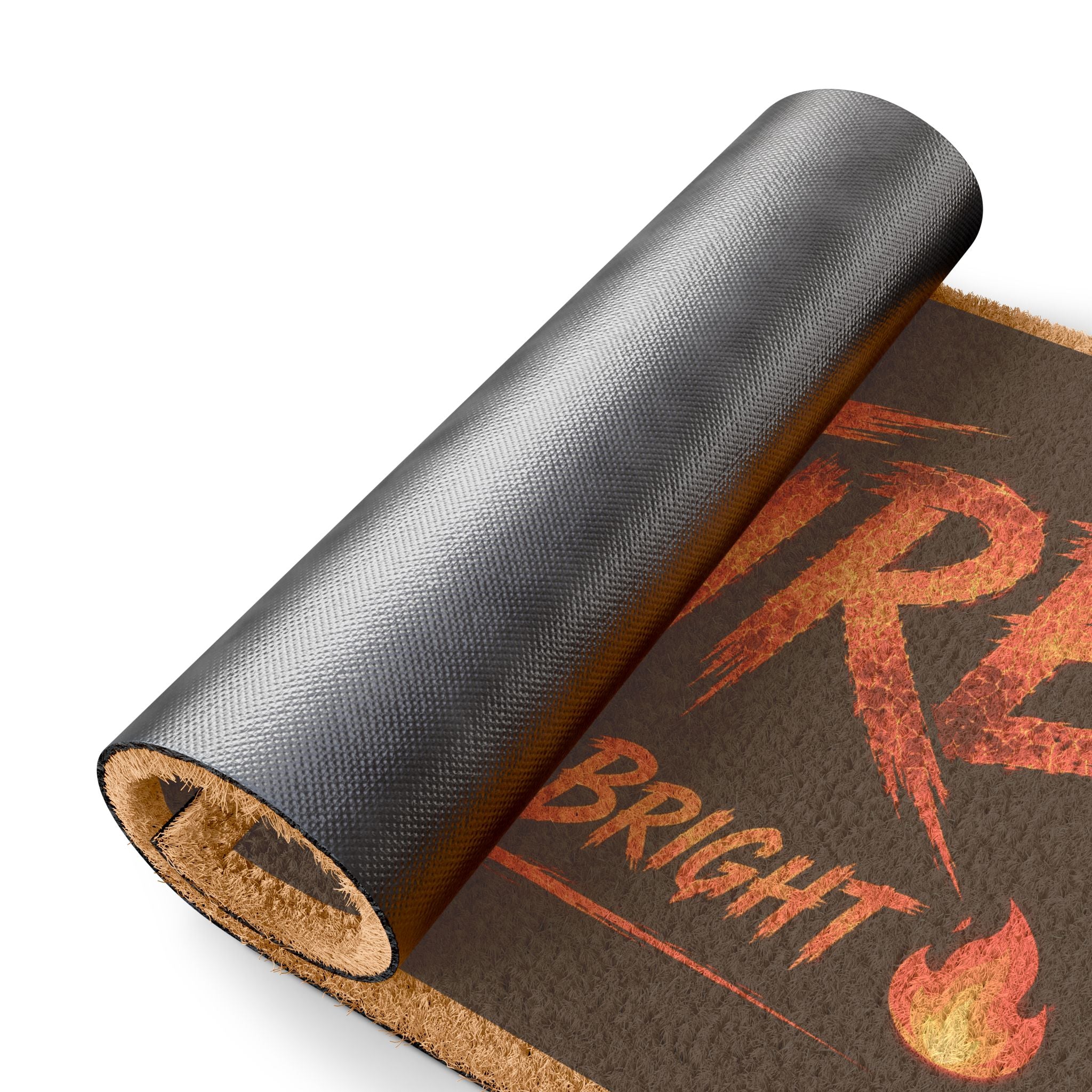 Wildfire Doormat - "Stay Fierce Burn Bright" Outdoor Coir Welcome Mat