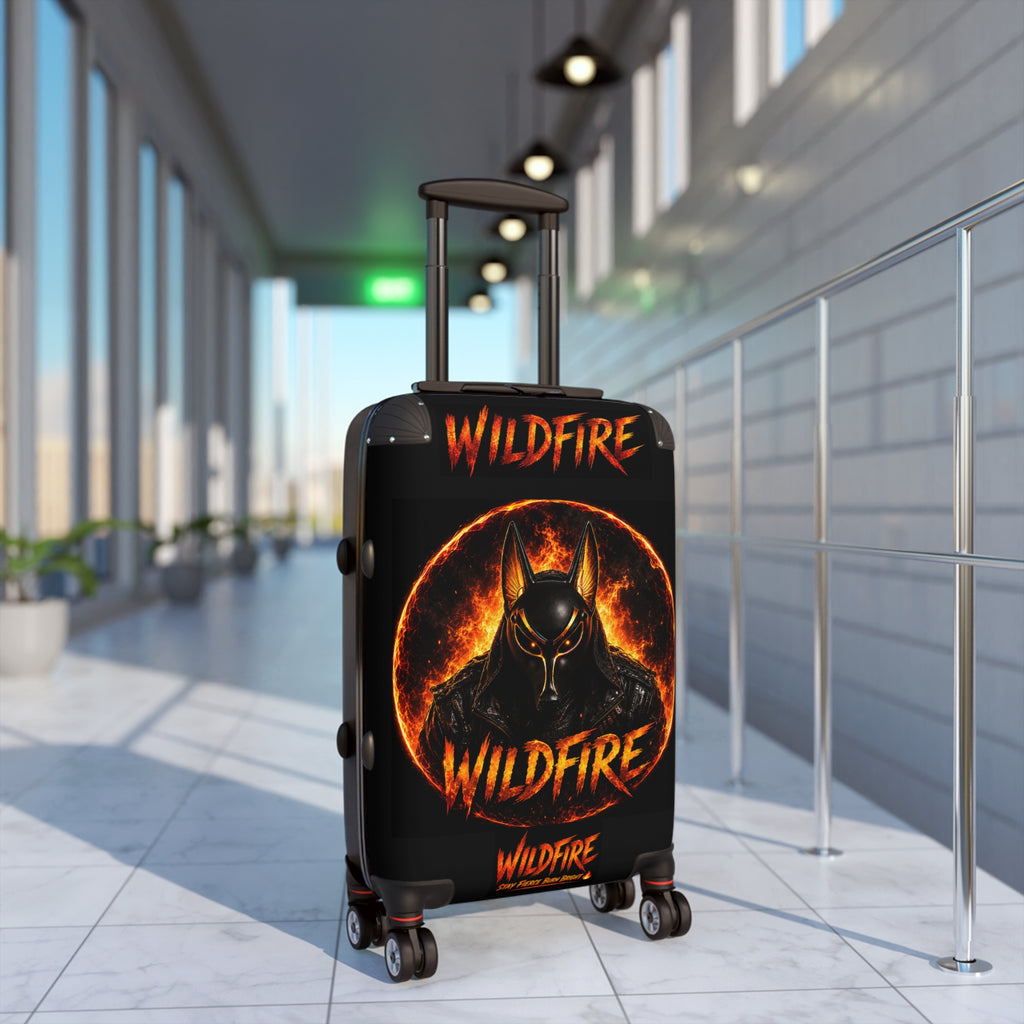 Wildfire Flame Suitcase – Fiery Travel Carry-On