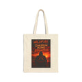 Wildfire Tote Bag — "Tomorrow Burrows Burns Brighter" Fiery Phoenix Print