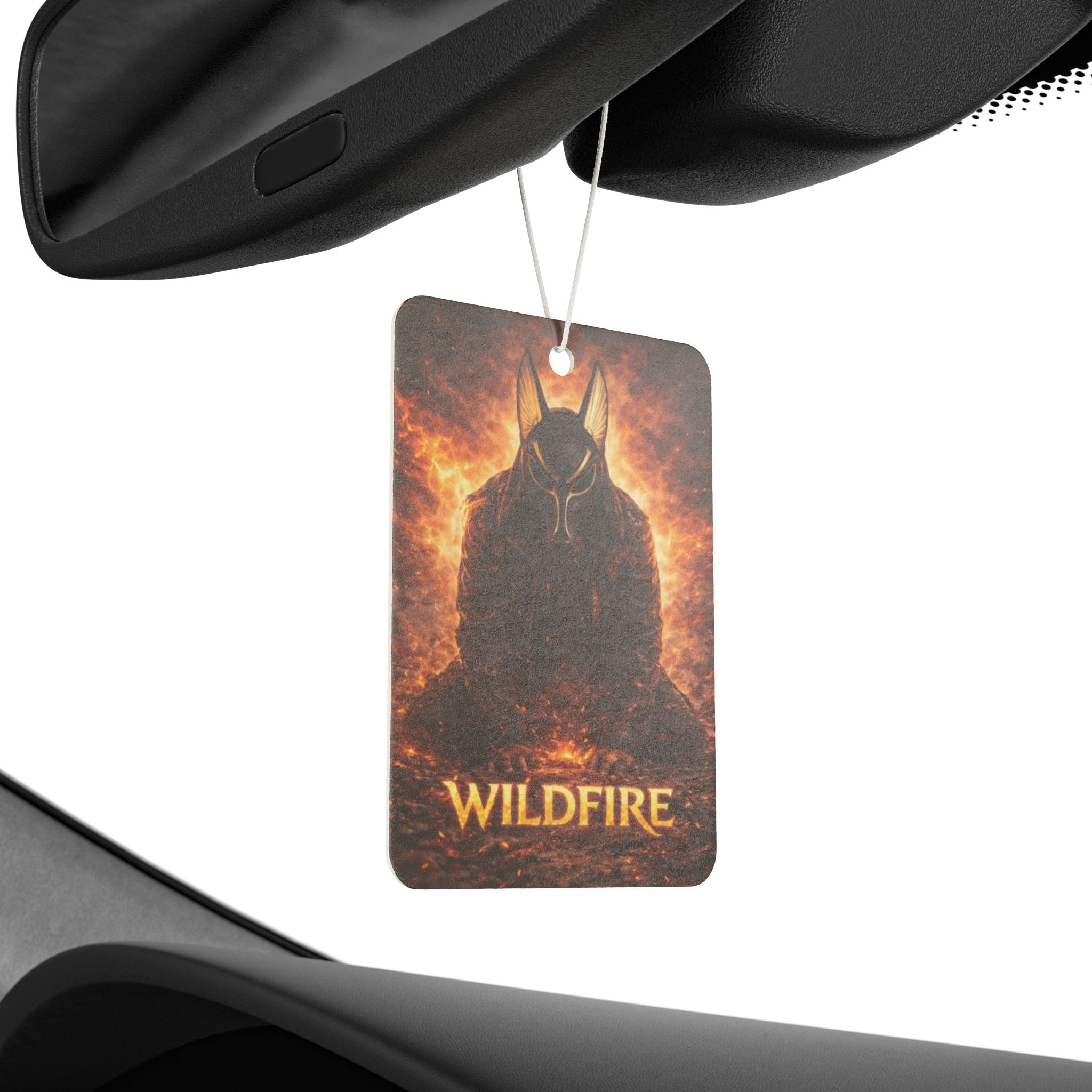 Car Air Freshener — 'Wildfire' Fiery Design Scented Ornament