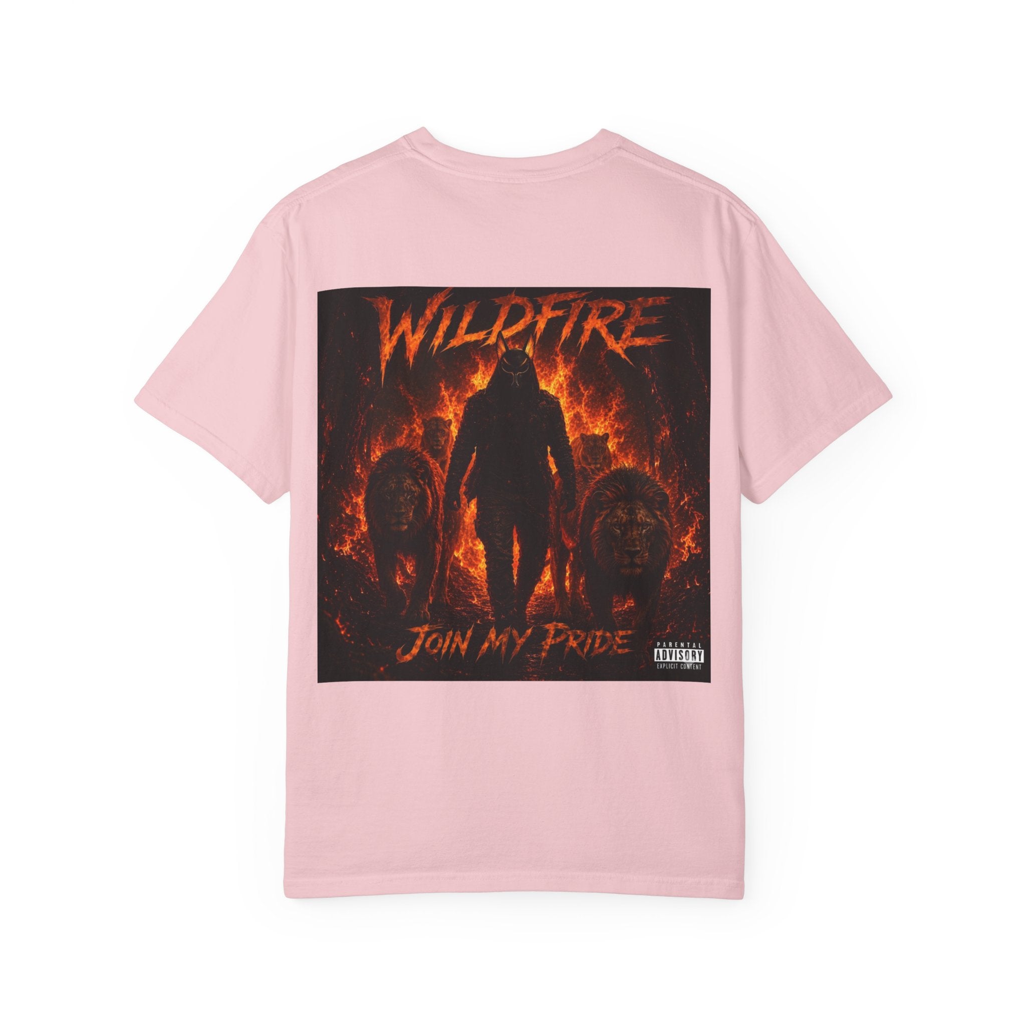 Wildfire Graphic T-Shirt — "Wildfire" Back Print & "Join My Pride" Band Tee