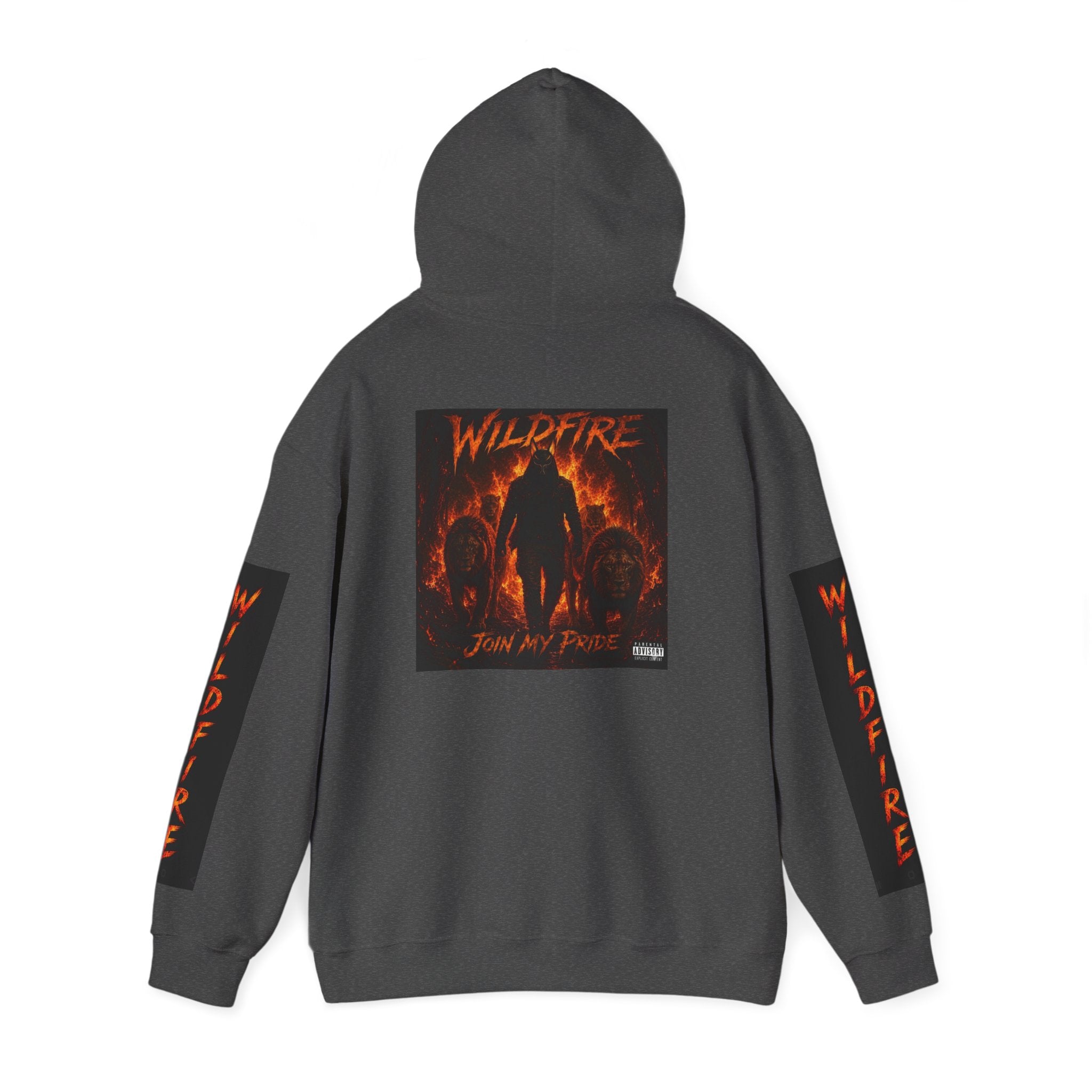 Wildfire Join My Pride Hoodie — 'Wildfire' Flame Lettering & Back Art